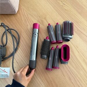 Dyson Hair Tool in Pink and Gray
